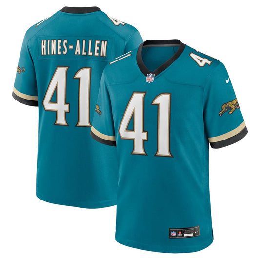 Jacksonville Jaguars Josh Hines - Allen Nike Teal Prowler product image 1
