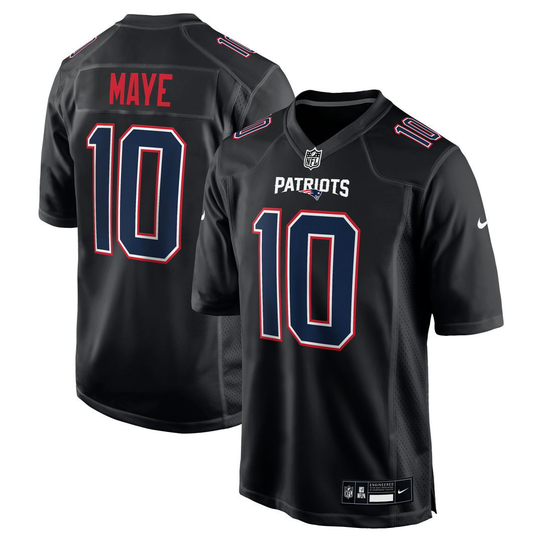 New England Patriots Drake Maye Nike Tundra White Game product image 7