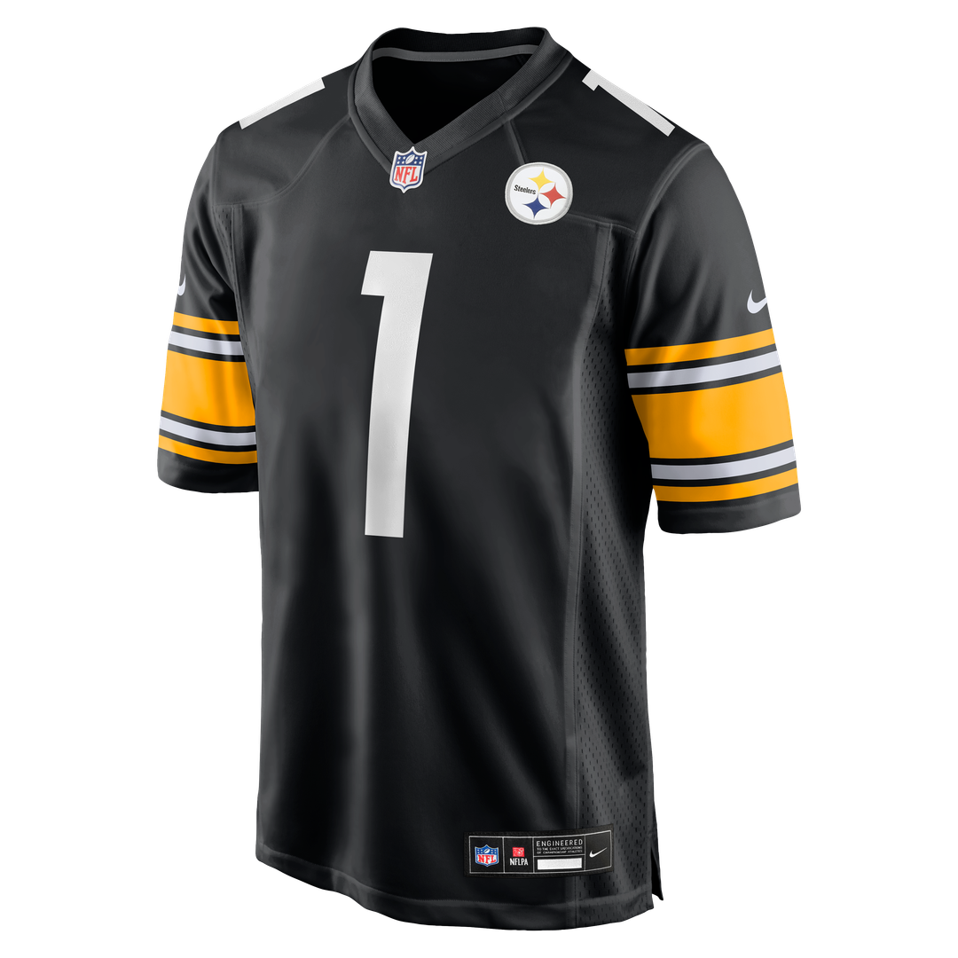 Pittsburgh Steelers Number 1 Groom Nike Black Game Jersey product image 2
