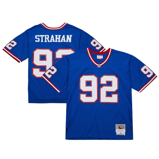 New York Giants Michael Strahan Mitchell & Ness Royal 1993 product image 1