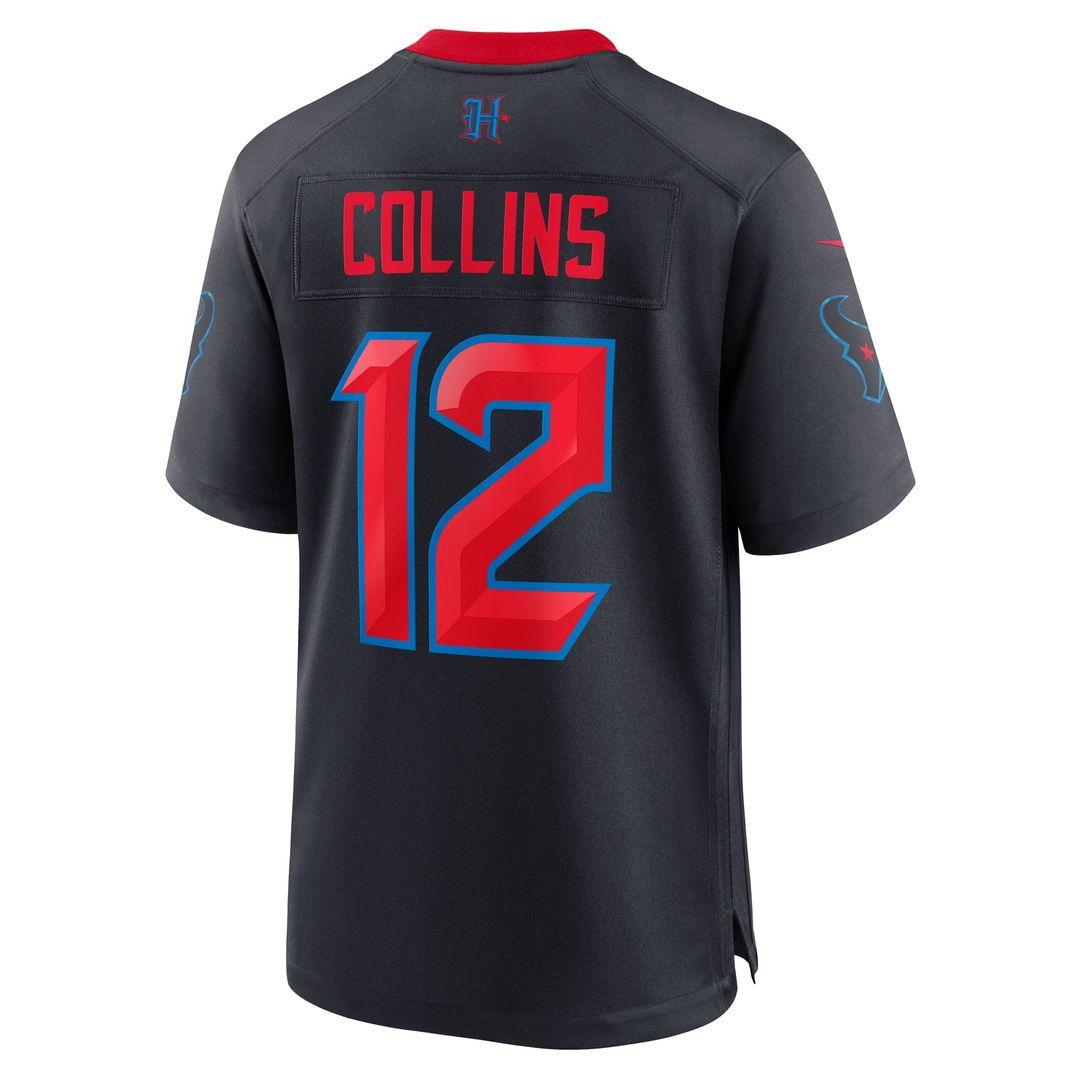 Houston Texans Nico Collins Nike Navy 2nd Alternate Game product image 3