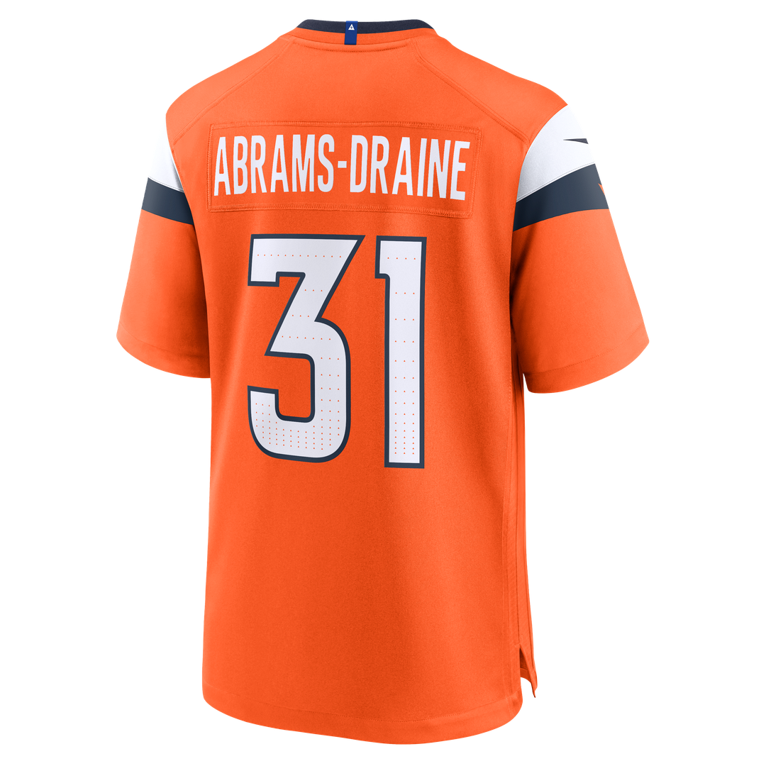 Denver Broncos Kris Abrams - Draine Nike Orange Game Jersey product image 3
