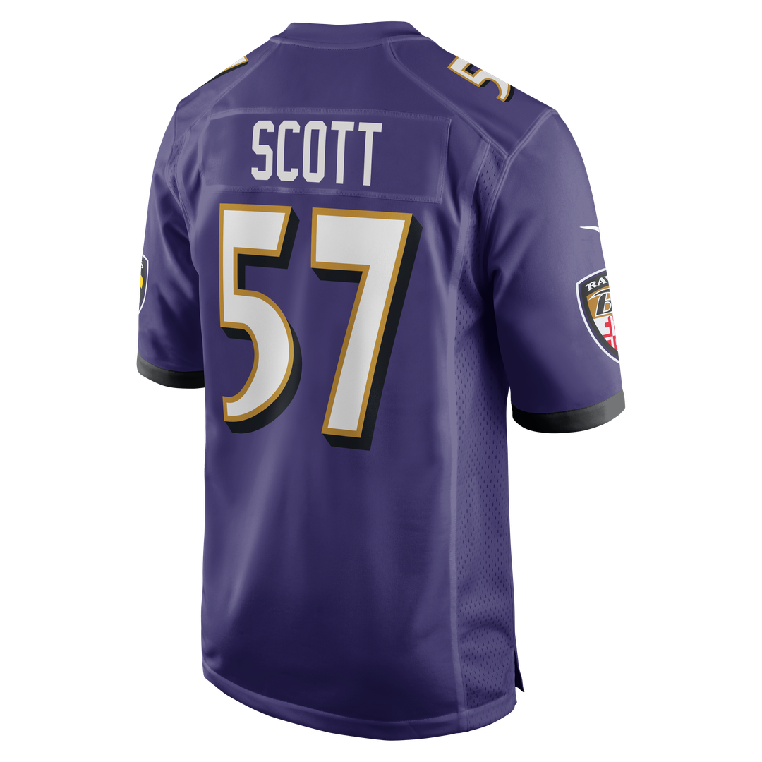 Baltimore Ravens Bart Scott Nike Purple Retired Player Game product image 3
