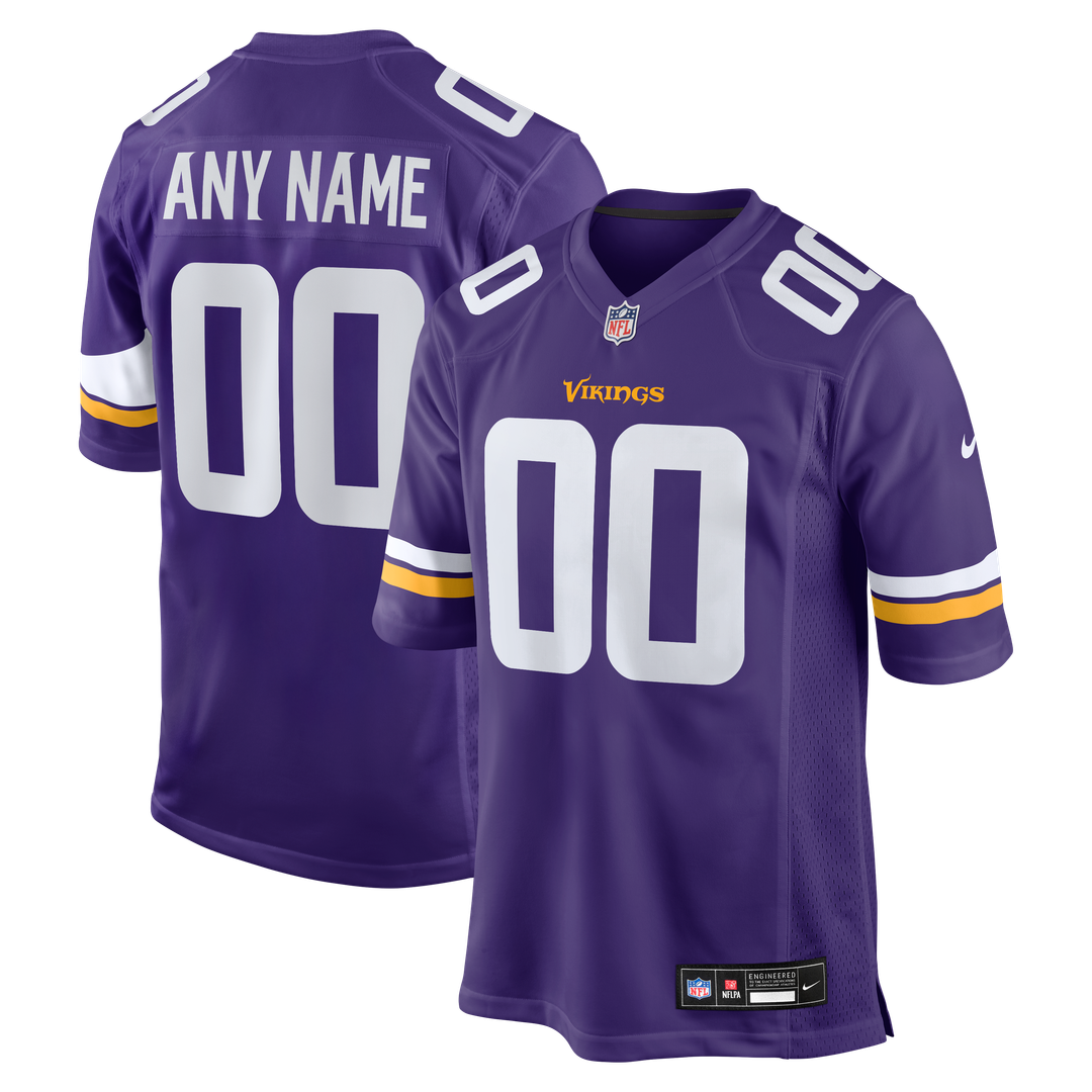 Minnesota Vikings Nike Purple Custom Jersey product image 1