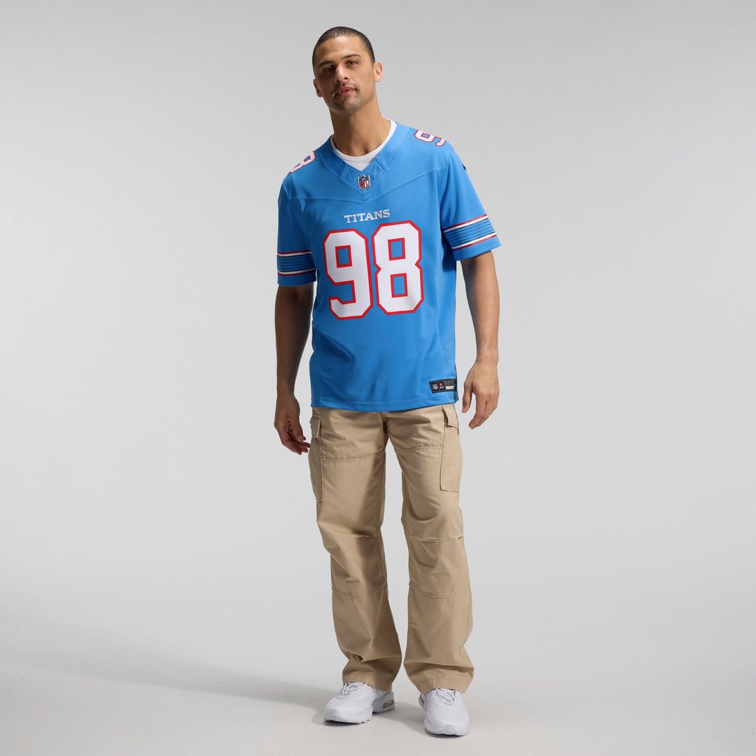 Tennessee Titans Jeffery Simmons Nike Light Blue Team Vapor product image 19