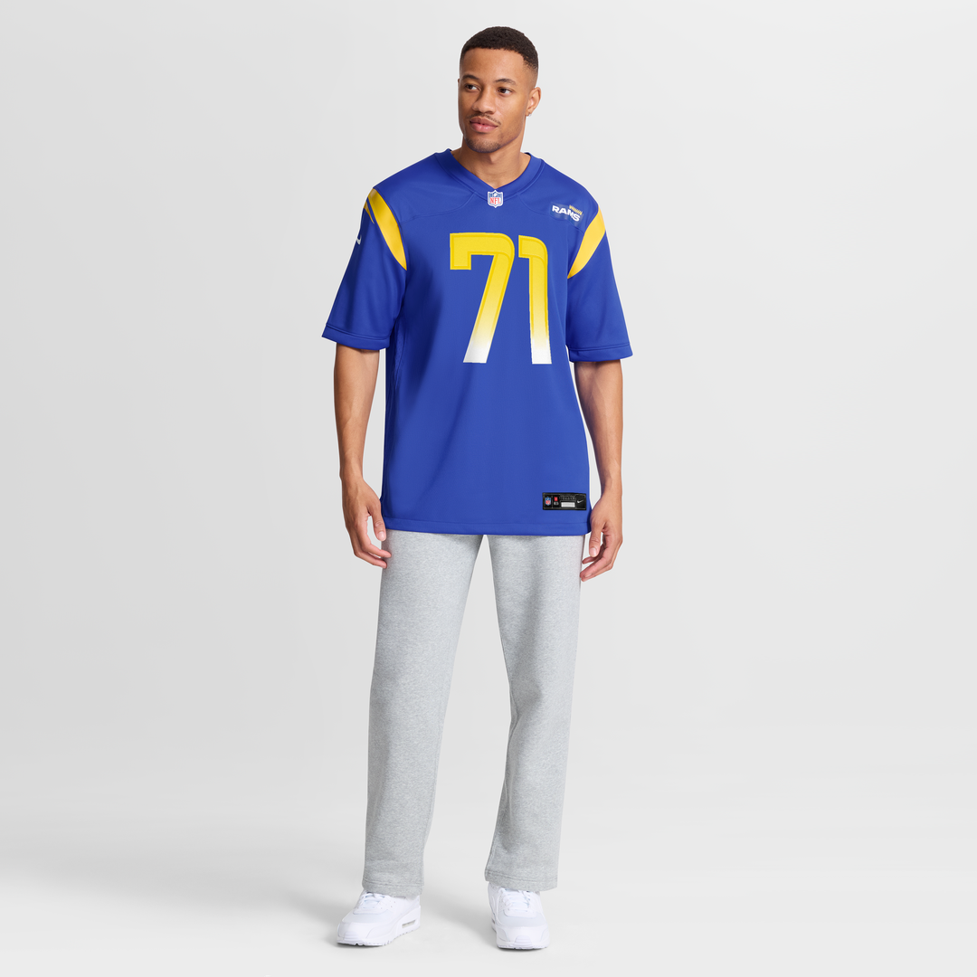Los Angeles Rams Warren McClendon Jr. Nike Royal Game Jersey product image 4