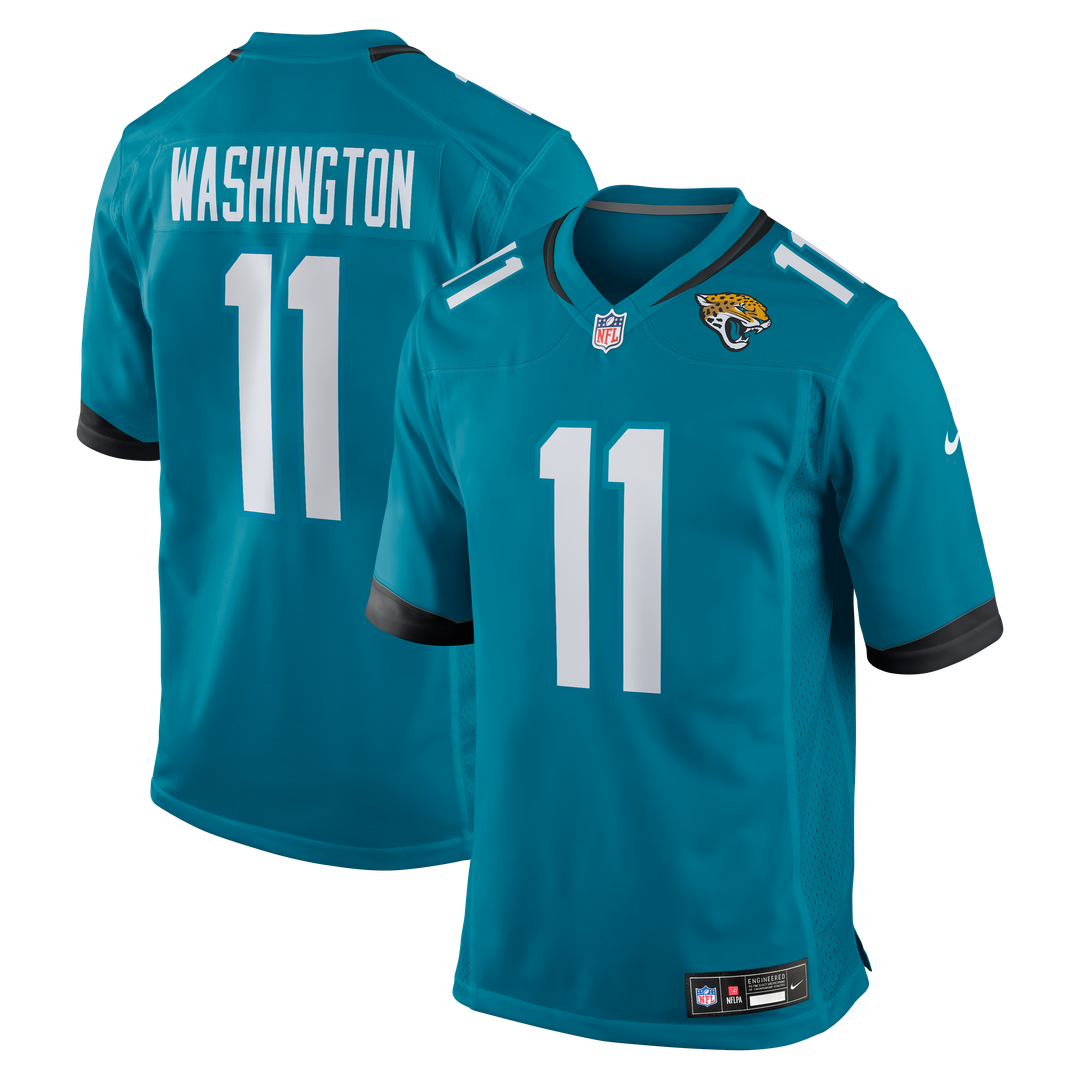 Jacksonville Jaguars Parker Washington Nike Teal Game Jersey product image 1
