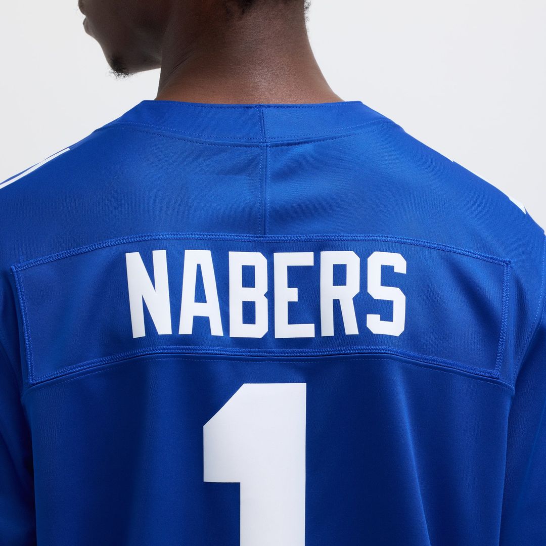 New York Giants Malik Nabers Nike Royal Vapor FUSE Limited product image 8