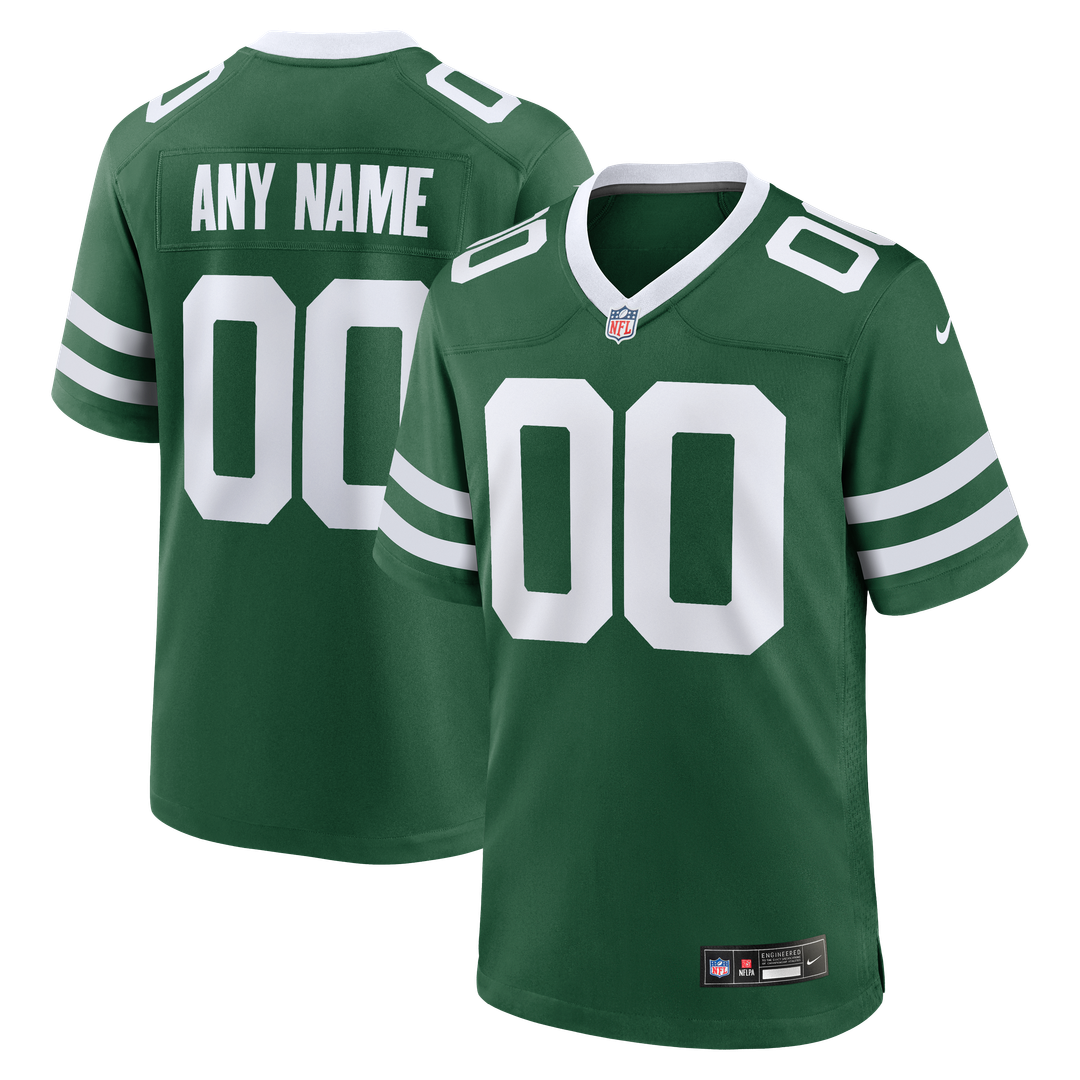 New York Jets Nike Legacy Green Custom Jersey product image 1