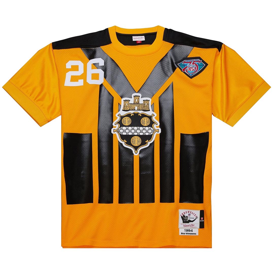 Pittsburgh Steelers 1994 Rod Woodson Mitchell & Ness Gold product image 2
