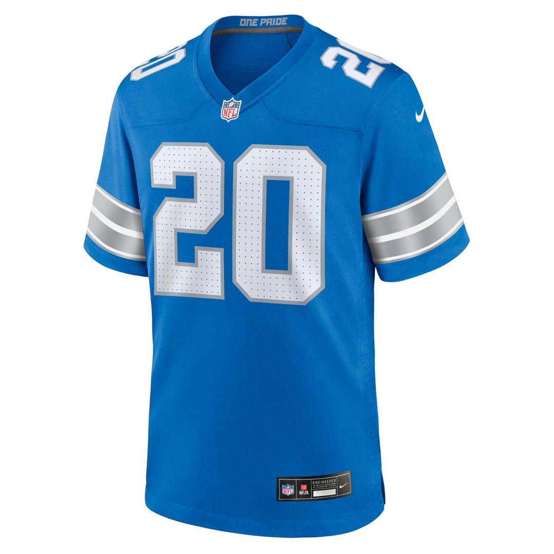 Detroit Lions Barry Sanders Nike Blue Retired Game Jersey product image 2
