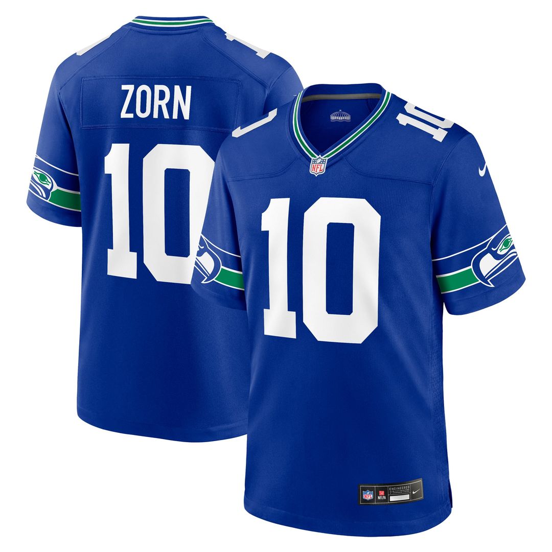 Seattle Seahawks Jim Zorn Nike Royal Retired Player product image 1