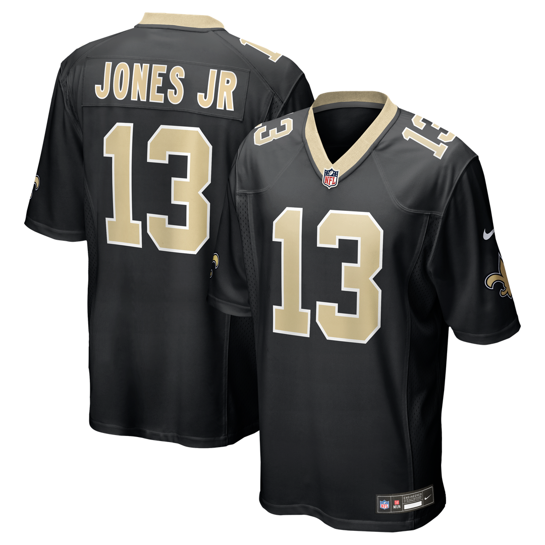 New Orleans Saints Velus Jones Jr. Nike Black Game Jersey product image 1