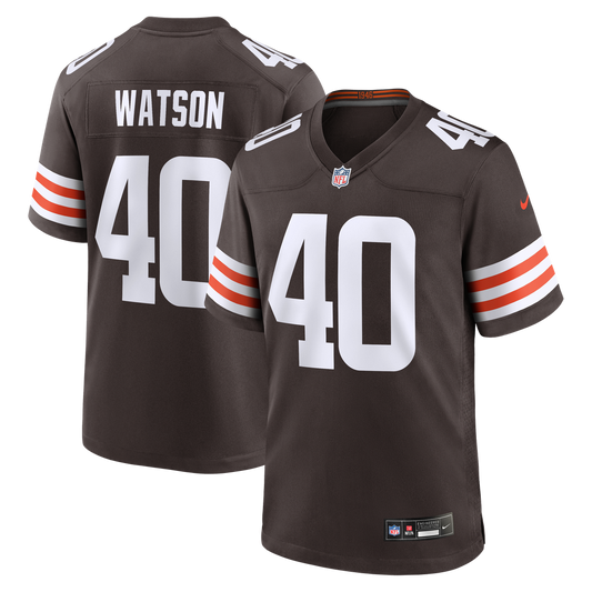Cleveland Browns Nathaniel Watson Nike Brown Game Jersey product image 1