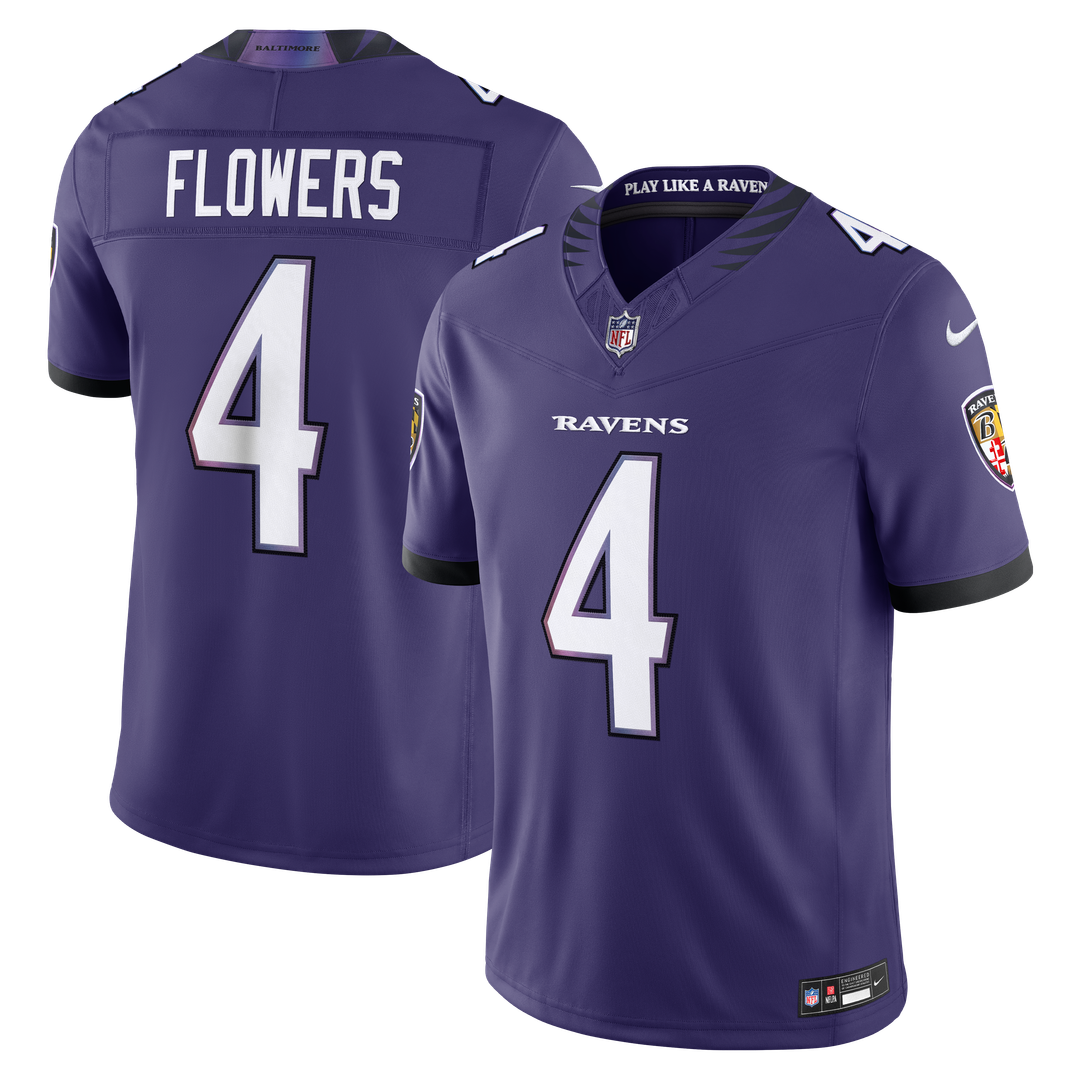 Baltimore Ravens Zay Flowers Nike Purple Team Vapor FUSE product image 9