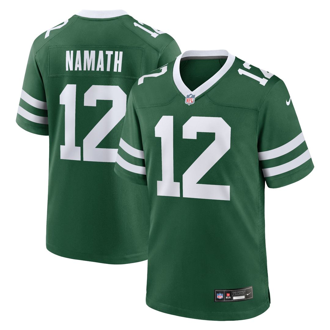 New York Jets Joe Namath Nike Legacy Green Game Jersey product image 9
