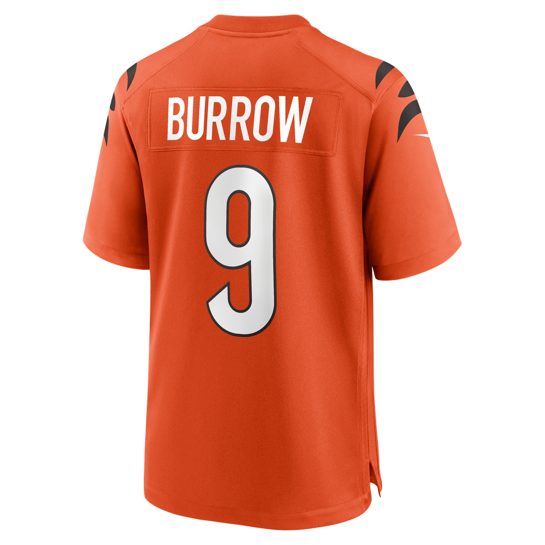 Cincinnati Bengals Joe Burrow Nike Orange Alternate Game product image 20