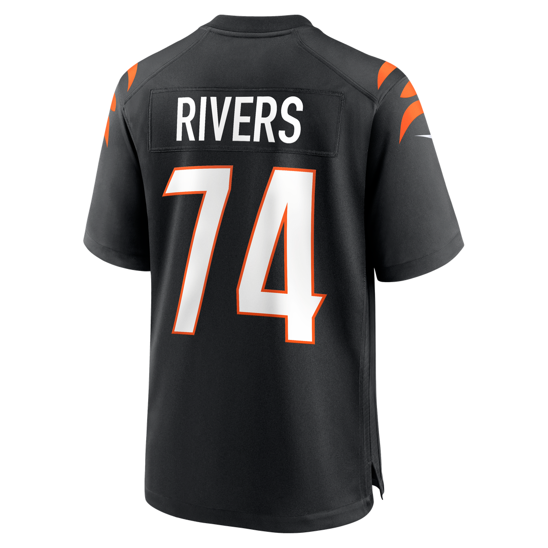Cincinnati Bengals Jalen Rivers Nike Black Game Jersey product image 3