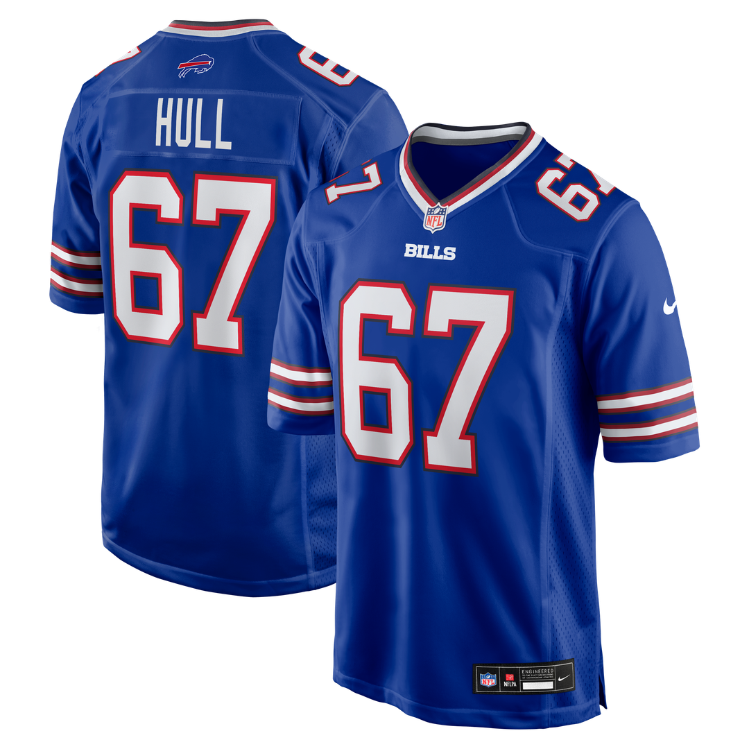 Buffalo Bills Kent Hull Nike Royal Retired Player Game product image 1
