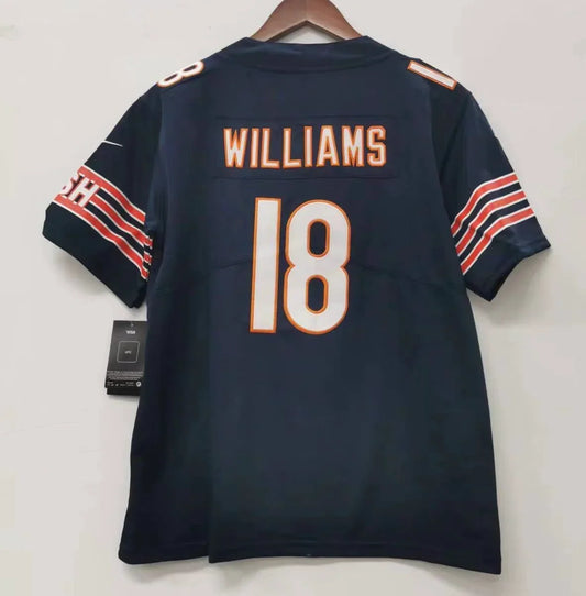 Caleb Williams YOUTH KIDS Chicago Bears Official NFL Nike Jersey product image 1, provided for visual reference and product