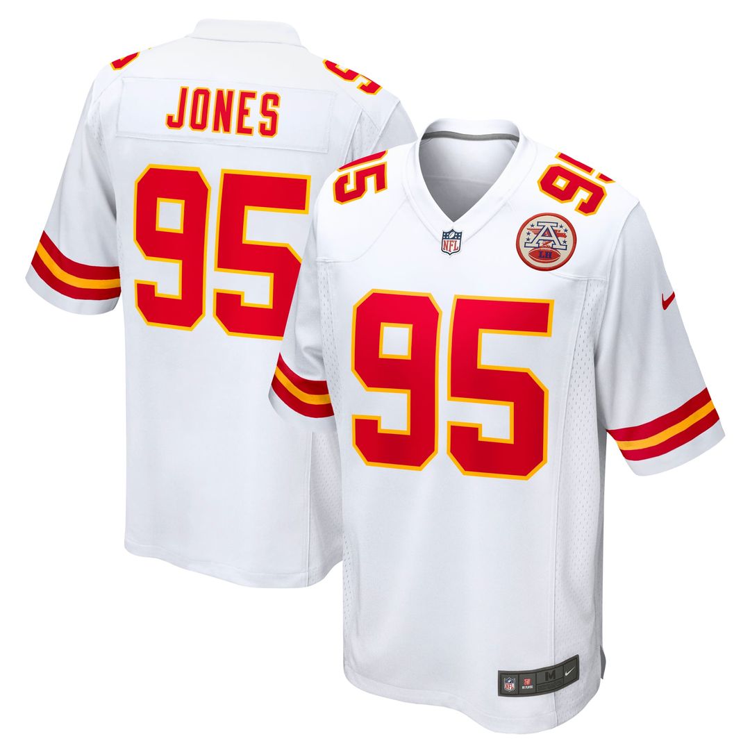 Kansas City Chiefs Chris Jones Nike White Game Jersey product image 1