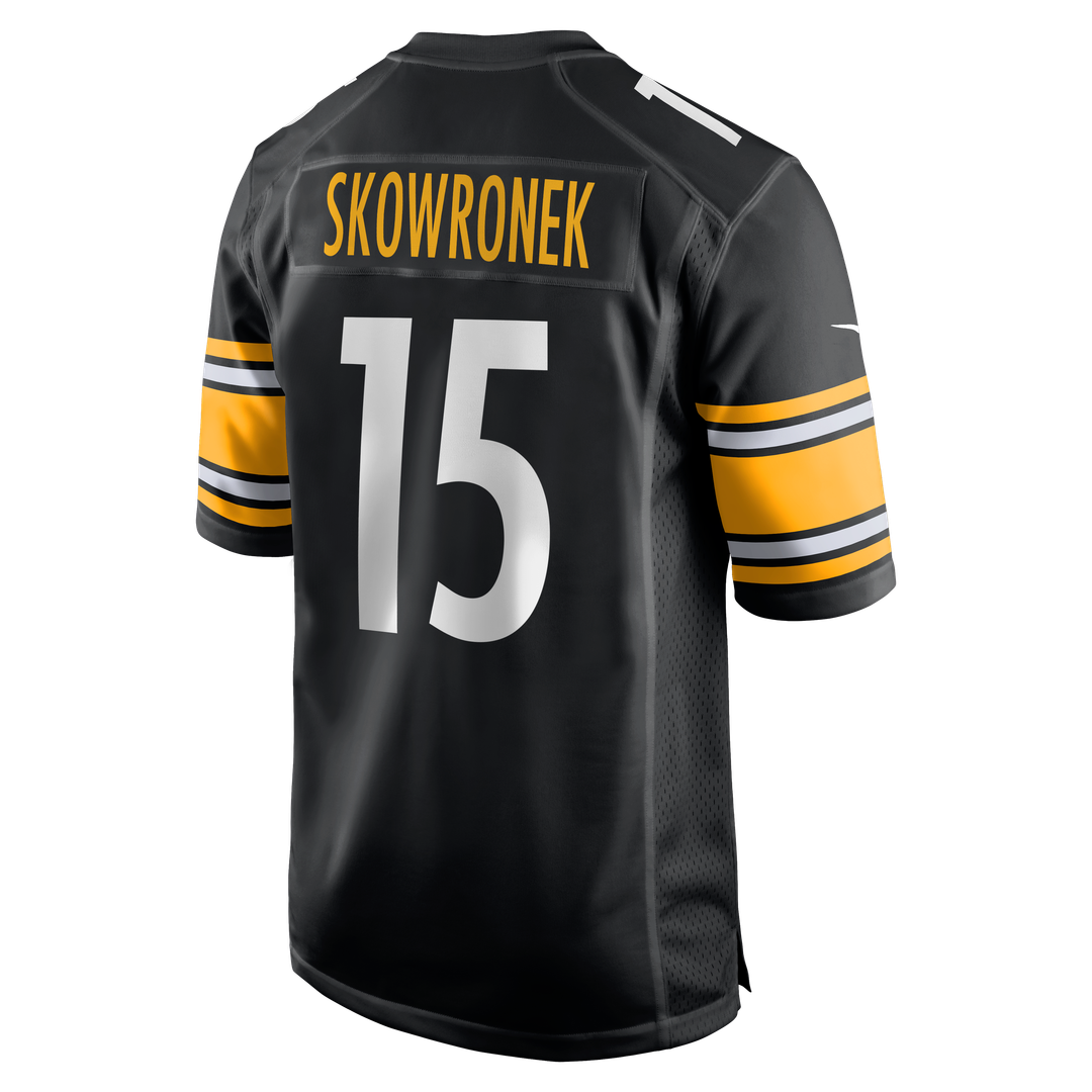 Pittsburgh Steelers Ben Skowronek Nike Black Game Jersey product image 3