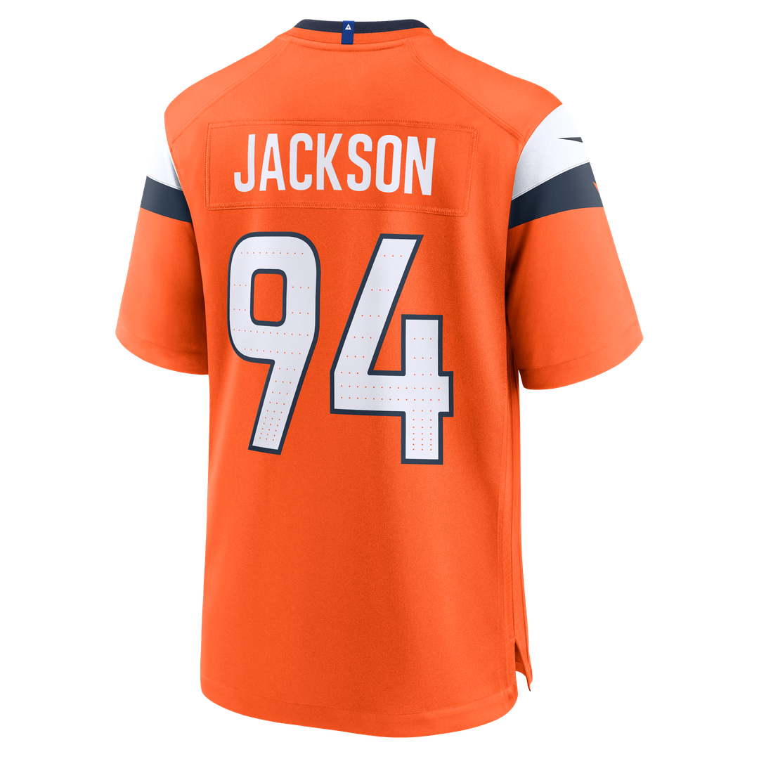 Denver Broncos Jordan Jackson Nike Orange Game Jersey product image 3