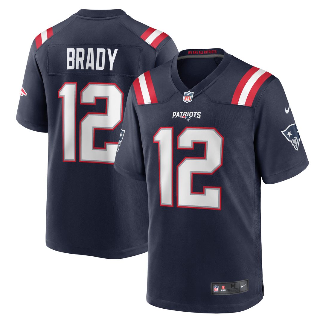 New England Patriots Nike Navy Retired Player Game Jersey product image 1