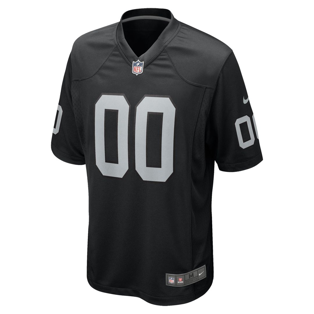Las Vegas Raiders Nike Black Custom Jersey product image 2