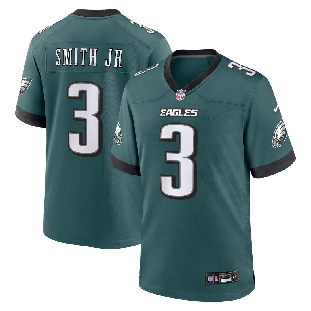 Philadelphia Eagles Nolan Smith Jr. Nike Midnight Green product image 1