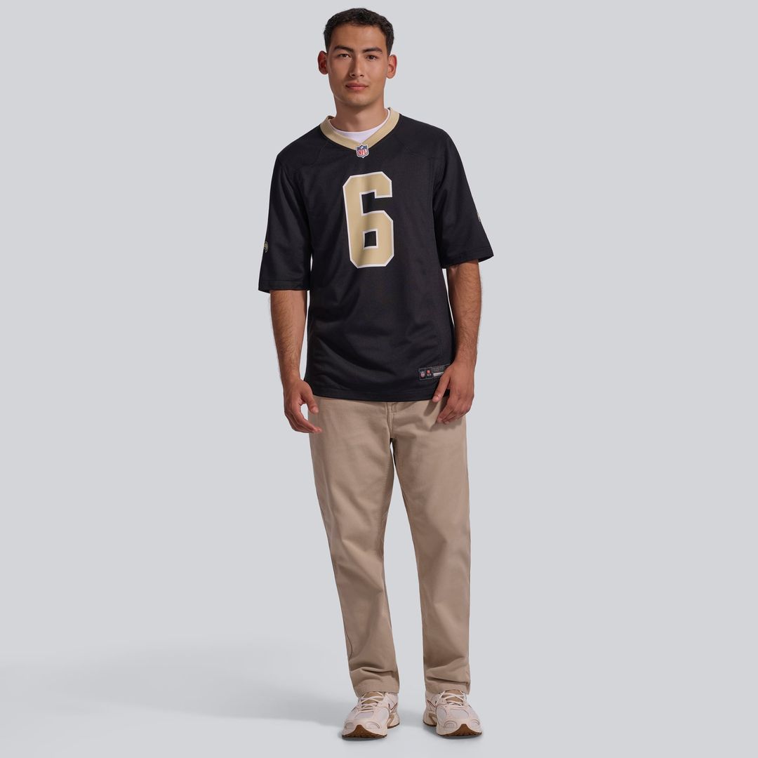 New Orleans Saints Tyler Shough Nike Black Game Jersey product image 16