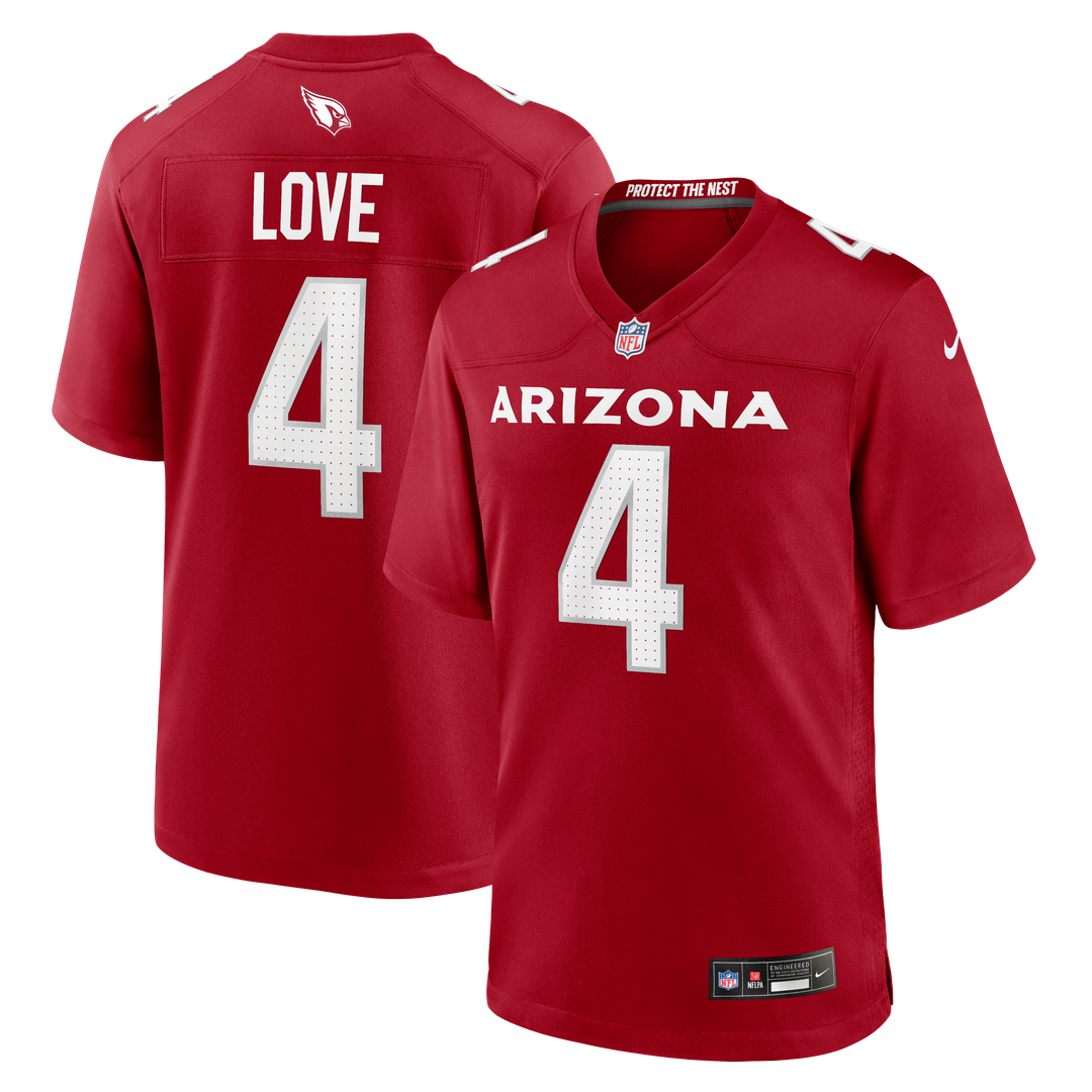 Arizona Cardinals Jeremiyah Love Nike Black Alternate Game product image 16