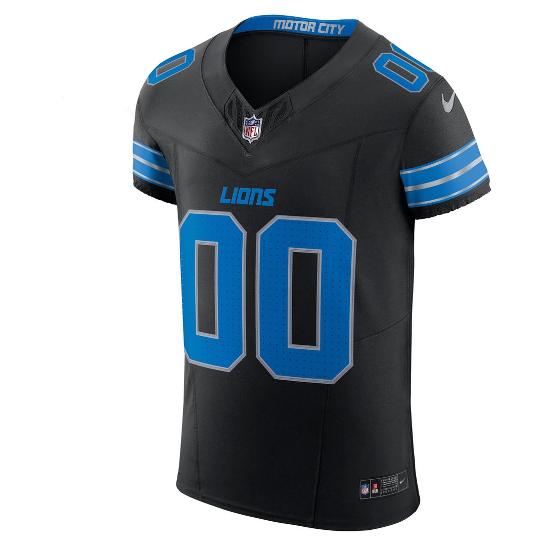 Detroit Lions Nike Black Alternate Vapor FUSE Elite Custom product image 2