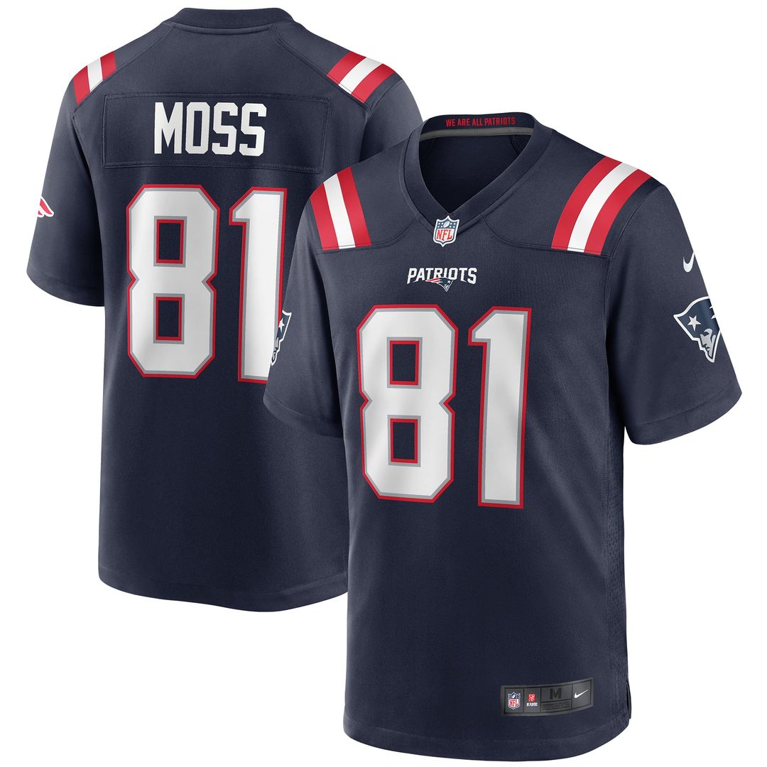 New England Patriots Randy Moss Nike Navy Retired Player product image 1