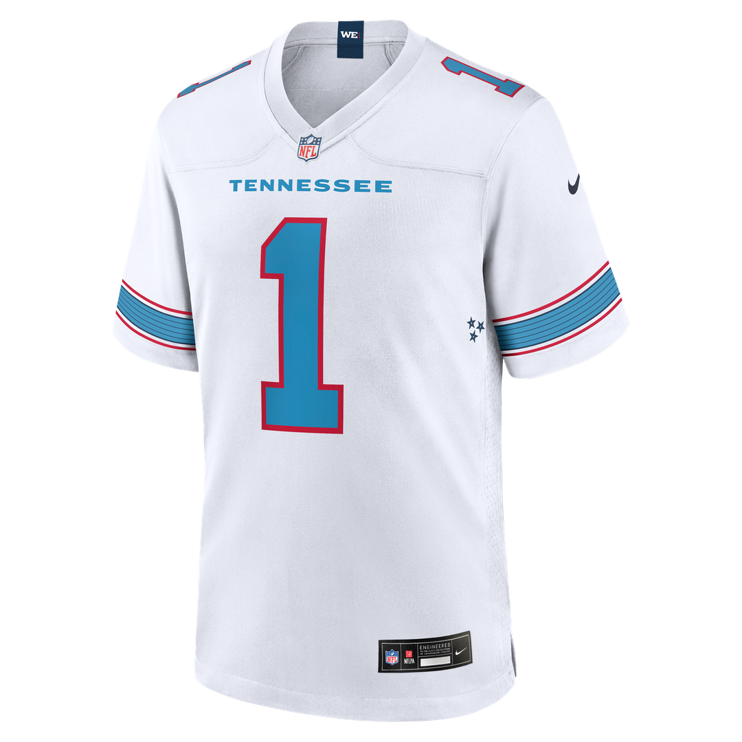 Tennessee Titans Cameron Ward Nike Light Blue Game Jersey product image 32