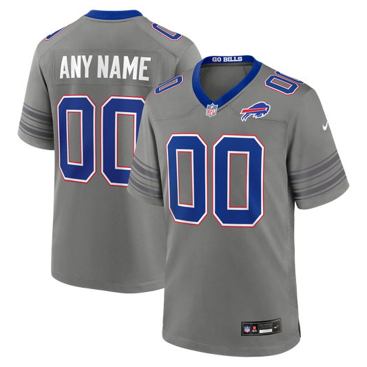 Buffalo Bills Nike Gray Nickel City Custom Jersey product image 1