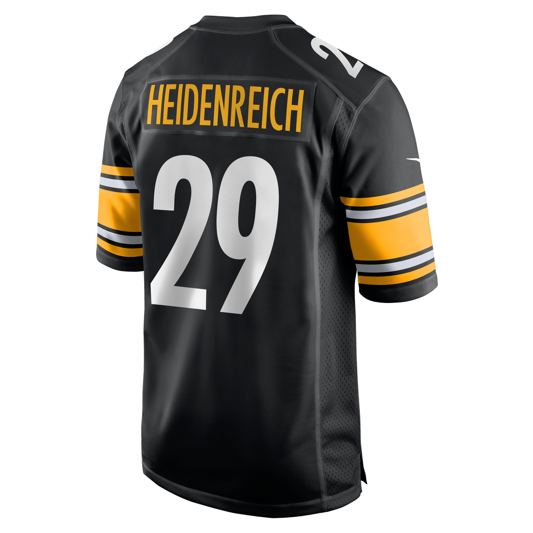 Pittsburgh Steelers Eli Heidenreich Nike Black Game Jersey product image 3