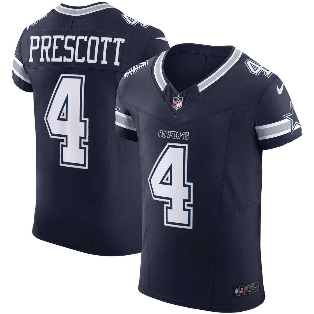 Dallas Cowboys Dak Prescott Nike Navy Team Vapor FUSE Elite product image 1