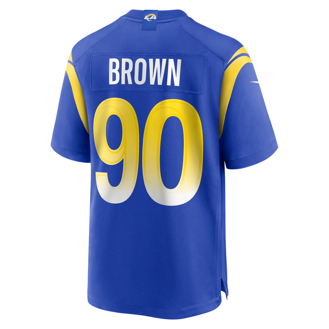 Los Angeles Rams Earnest Brown IV Nike Royal Game Jersey product image 3