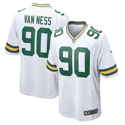 Green Bay Packers Lukas Van Ness Nike White Game Jersey product image 1