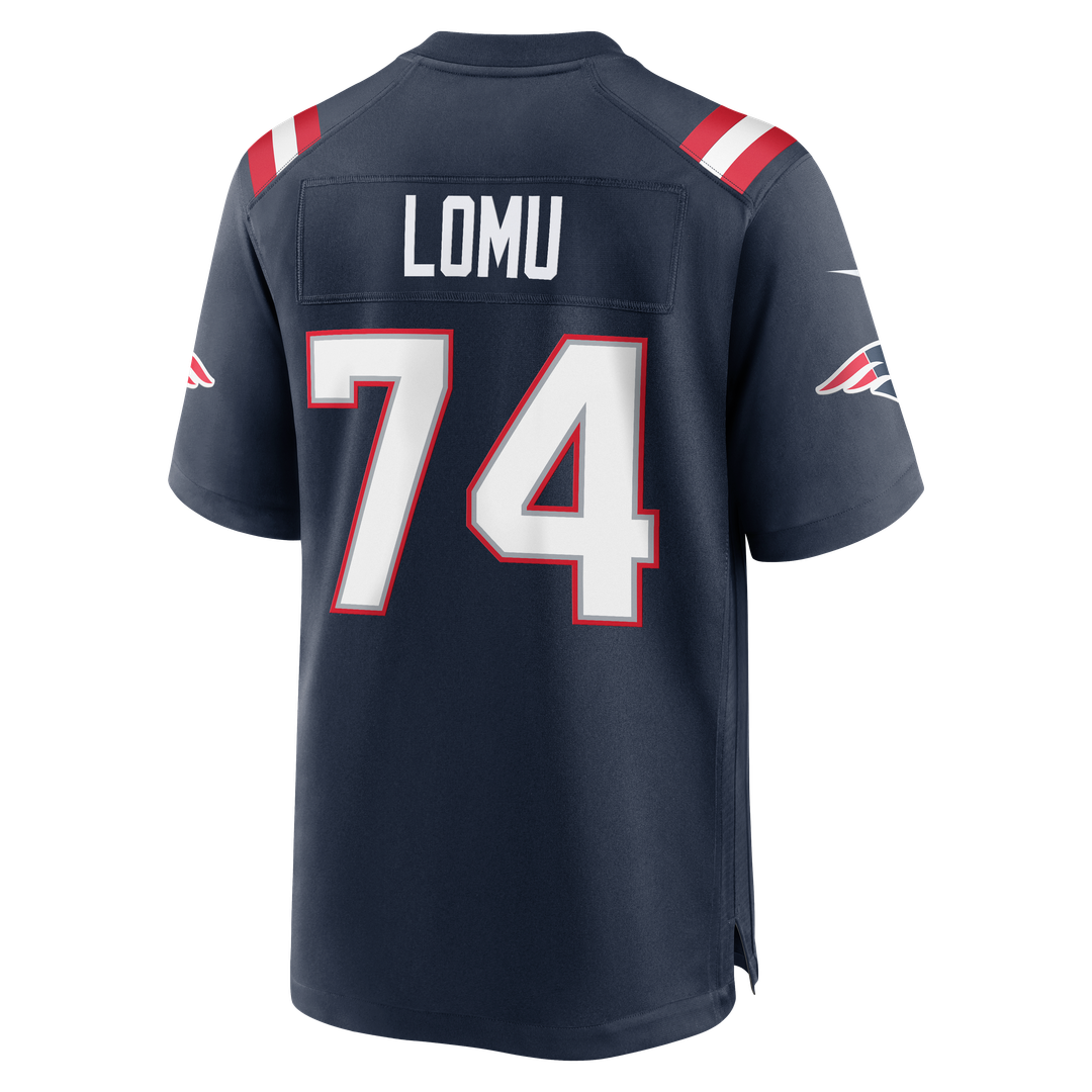 New England Patriots Caleb Lomu Nike Navy Game Jersey product image 5