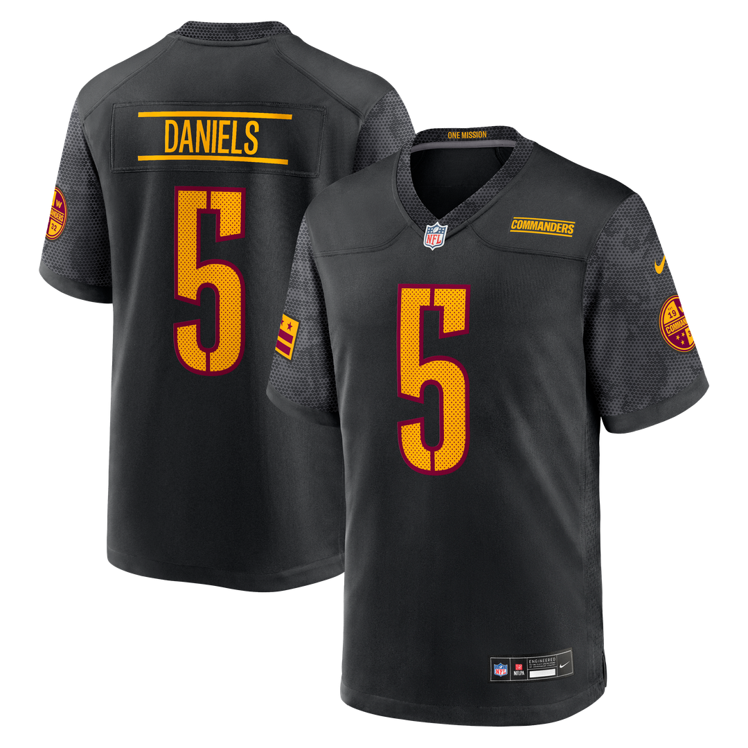 Washington Commanders Jayden Daniels Nike Black Alternate product image 9