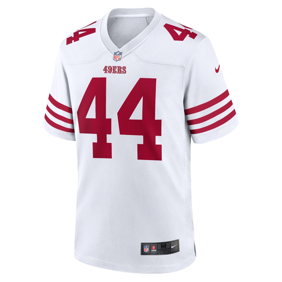 San Francisco 49ers Kyle Juszczyk Nike White Game Jersey product image 2