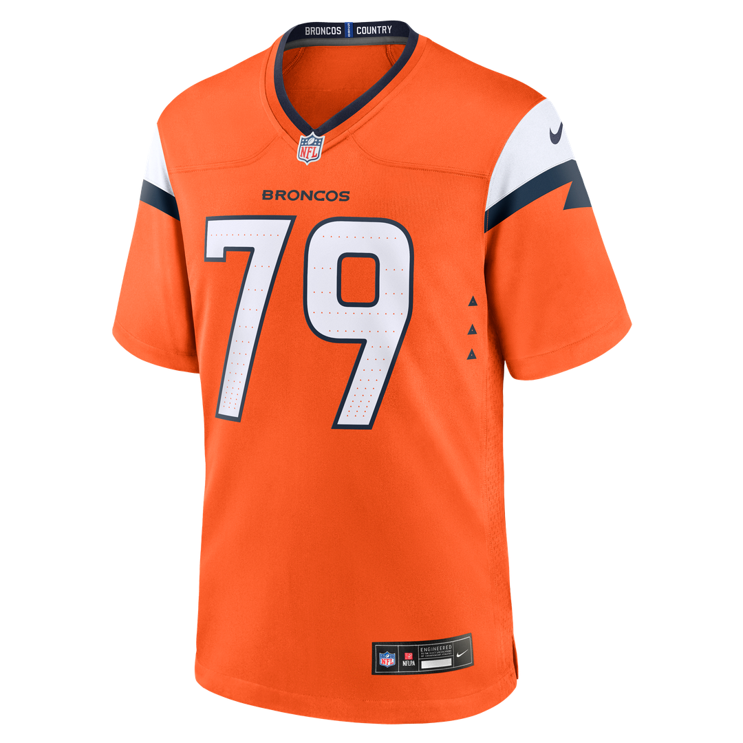 Denver Broncos Matt Peart Nike Orange Game Jersey product image 2