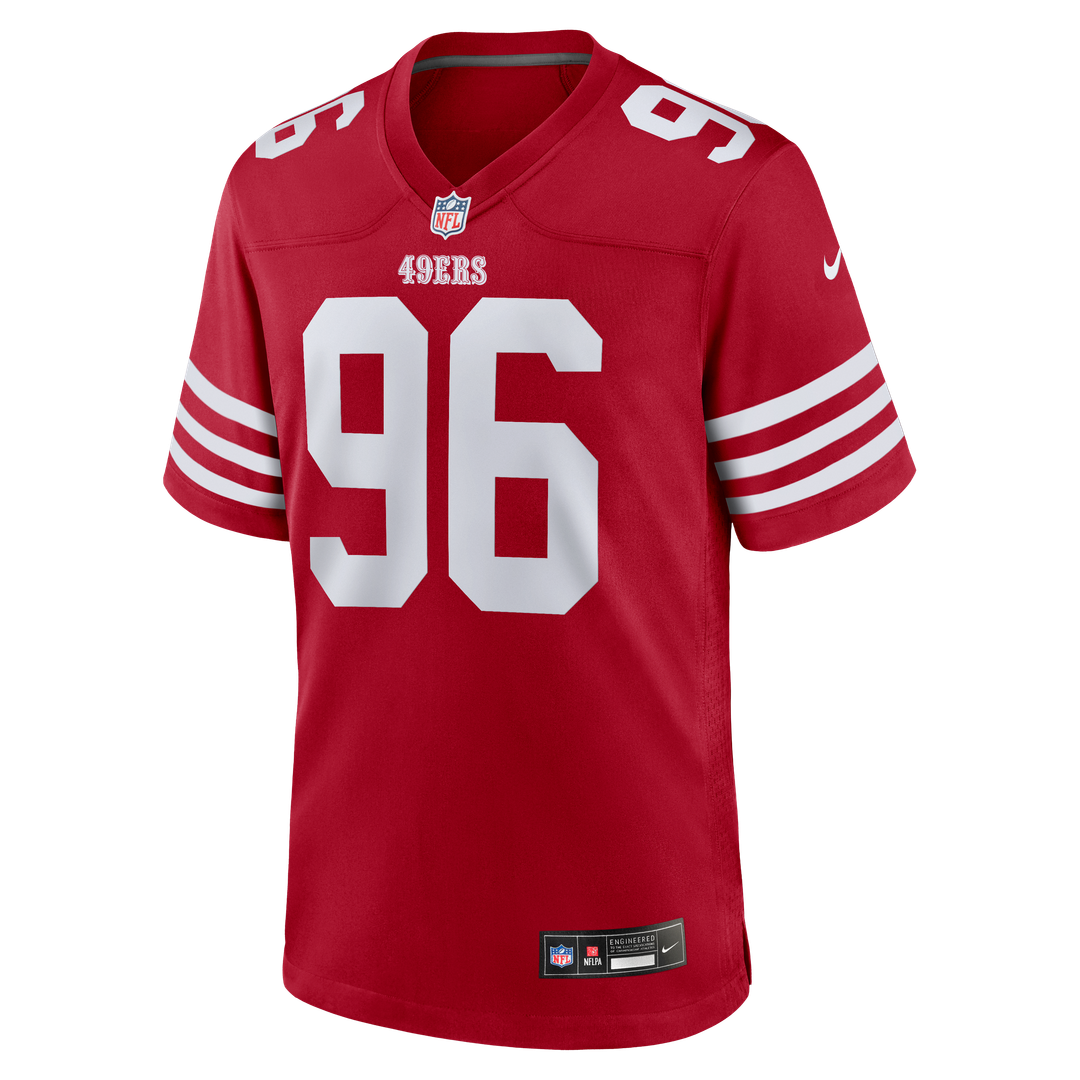San Francisco 49ers Jordan Jefferson Nike Scarlet Game product image 2