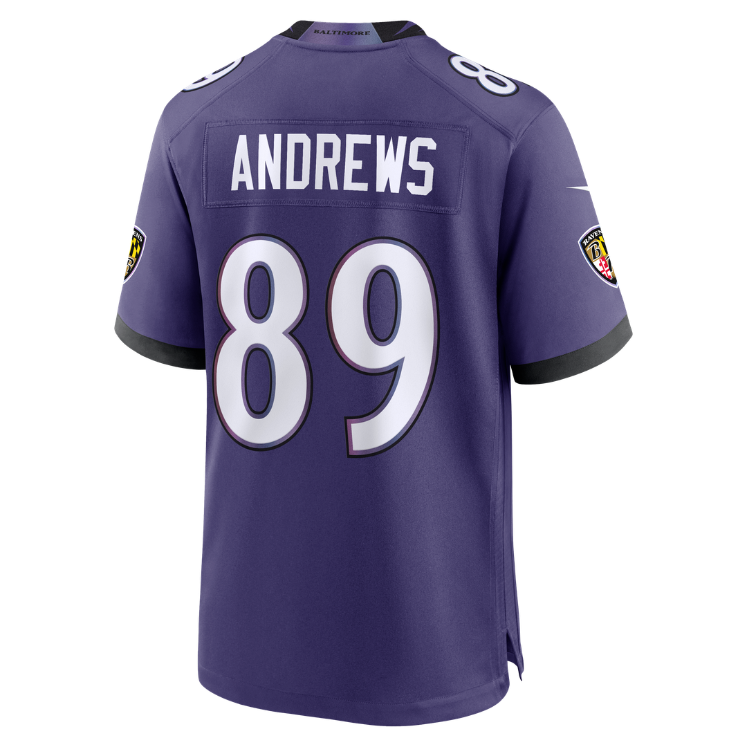 Baltimore Ravens Mark Andrews Nike Purple Game Jersey product image 6