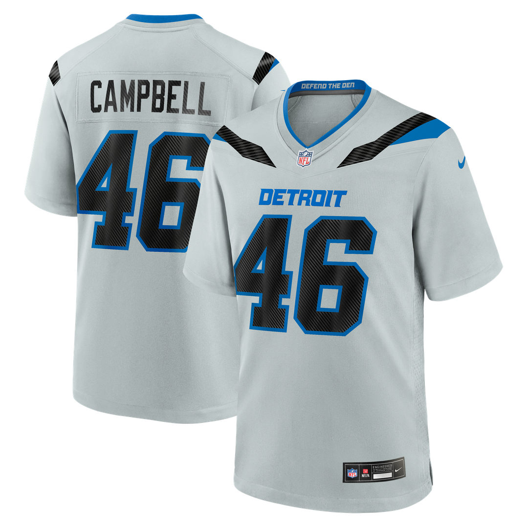 Detroit Lions Jack Campbell Nike Silver 2026 Rivalries product image 1