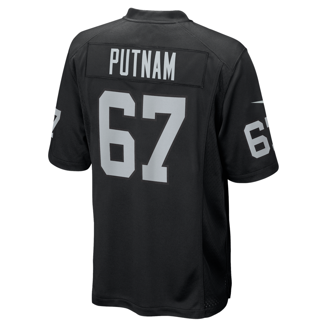 Las Vegas Raiders Will Putnam Nike Black Game Jersey product image 3