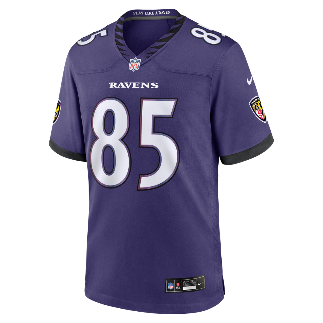 Baltimore Ravens Josh Cuevas Nike Purple Game Jersey product image 2