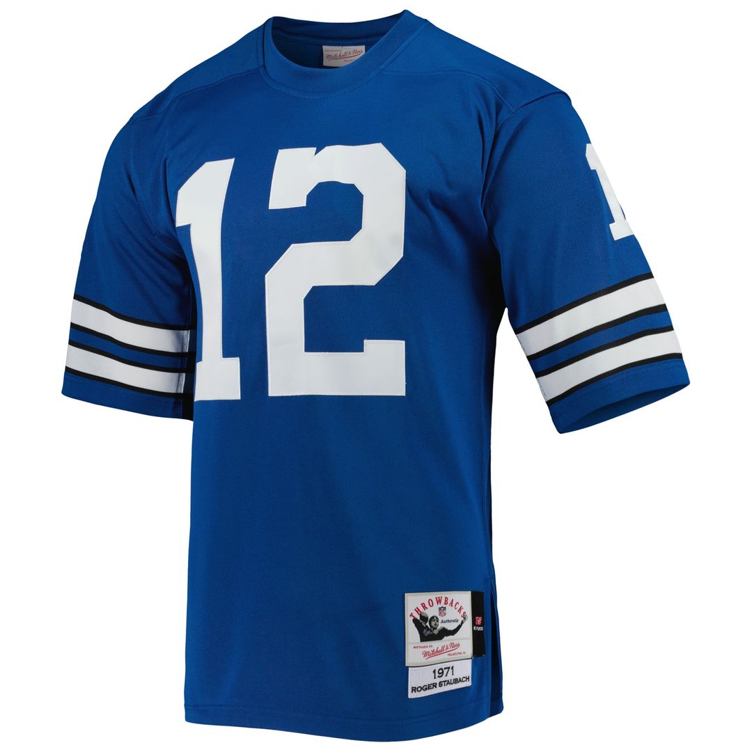 Dallas Cowboys 1971 Roger Staubach Mitchell & Ness Royal product image 1